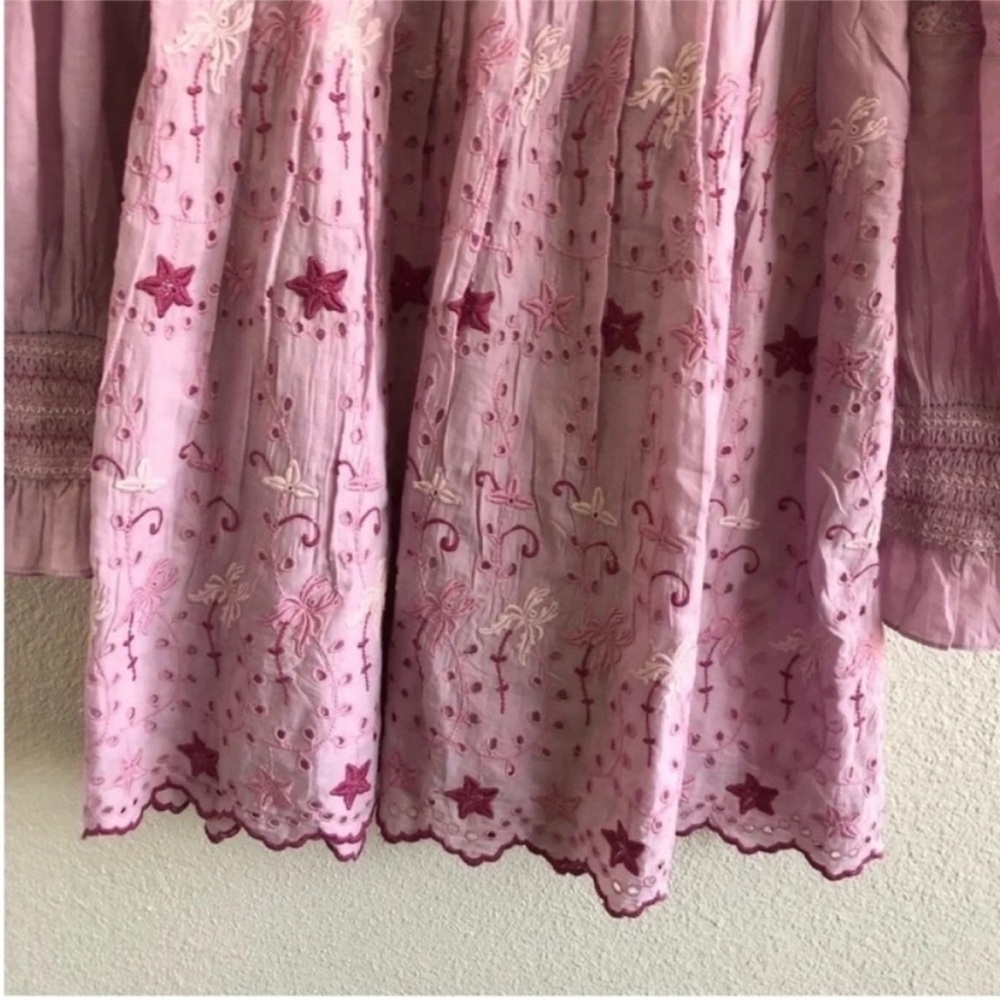 NWT LoveShackFancy Freja Mini Dress Lavender Fields - Picture 9 of 12
